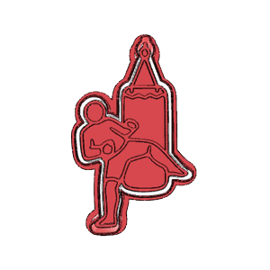 MMA Fighter Cookie Cutter