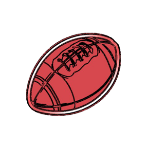 Rugby Ball Cookie Cutter