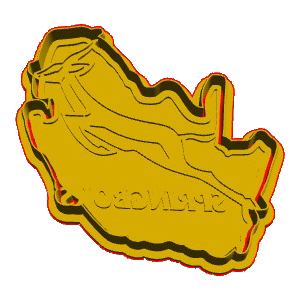 Springbok South African Cookie Cutter