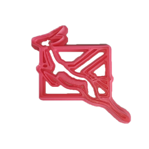 Springbok and Flag Cookie Cutter