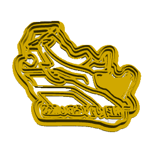 Springbok and Africa Cookie Cutter