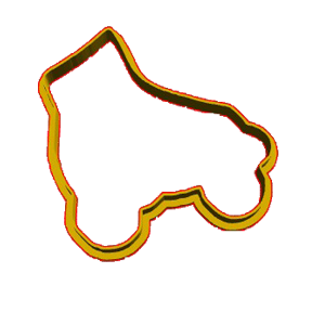 Roller Skates Cookie Cutter