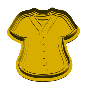Softball Shirt Cookie Cutter