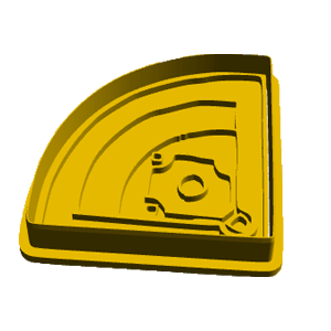 Softball Cap Cookie Cutter