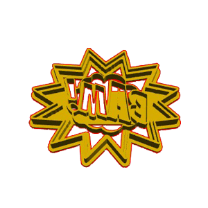 Comic Burst Cookie Cutter