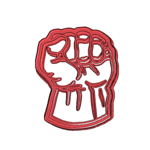 Strong Hero Mask Cookie Cutter