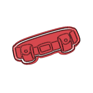Hero Belt Cookie Cutter