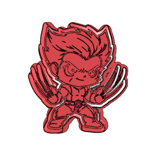 Wolg Hero Cookie Cutter