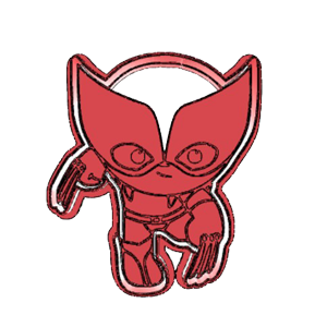 Masked Hero Cookie Cutter