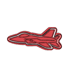 Airplane Cookie Cutter