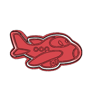 Airplane Cookie Cutter