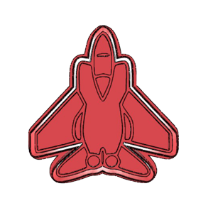 Jet Fighter Cookie Cutter