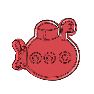 Submarine Cookie Cutter