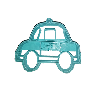 Cartoon Police Car Cookie Cutter