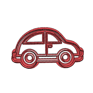 Simple Car Cookie Cutter