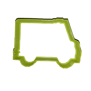 Box Car Outline Cookie Cutter