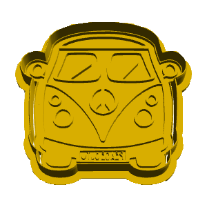 Cute Van Character Cookie Cutter