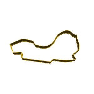 Race Track Cookie Cutter