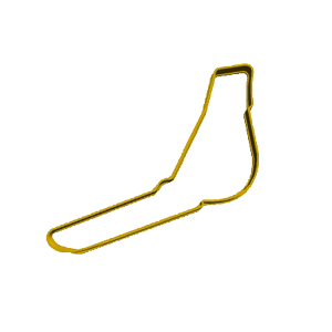 Grand Prix Circuit Outline Cookie Cutter