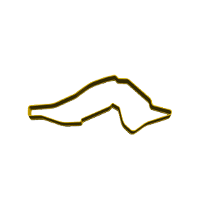 Race Track Outline Cookie Cutter