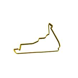 Grand Prix Track Outline Cookie Cutter