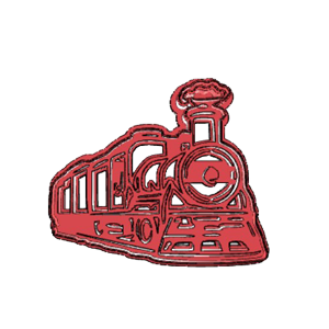Passenger Train Carriage Cookie Cutter