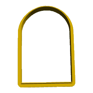 Arch Plaque Cookie Cutter