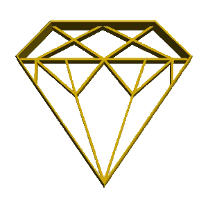 Diamond Gem Cookie Cutter