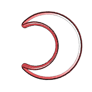 Moon Outline Cookie Cutter