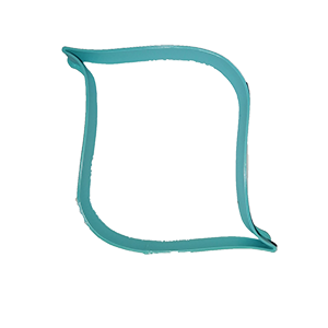 Scroll Plaque Cookie Cutter