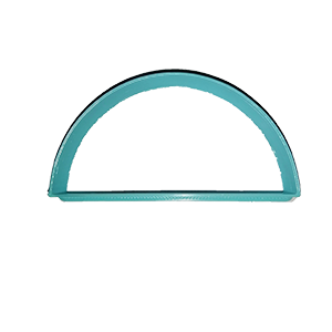 Half Circle Plaque Cookie Cutter