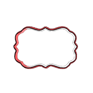 Ornate Plaque Cookie Cutter