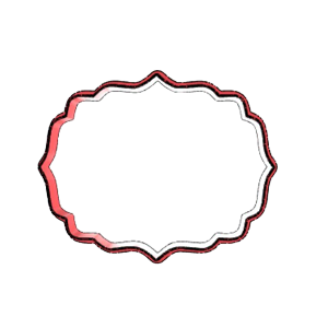 Scalloped Plaque Cookie Cutter