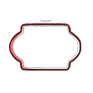 Baroque Plaque Cookie Cutter