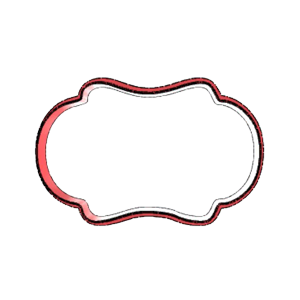 Vintage Frame Plaque Cookie Cutter