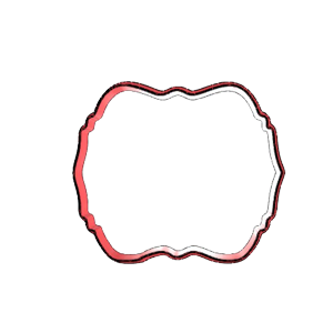 Rustic Plaque Cookie Cutter