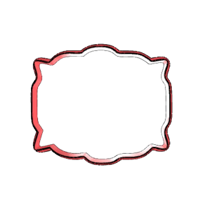 Freeform Plaque Cookie Cutter