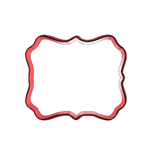 Soft Floral Plaque Cookie Cutter