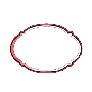 Oval Frame Plaque Cookie Cutter