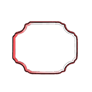 Mini Plaque Cookie Cutter