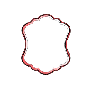 Small Decorative Plaque Cookie Cutter