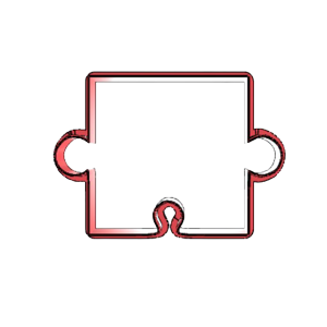 Puzzle Piece Cookie Cutter