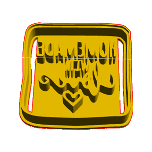 Homemade with love Cookie Cutter