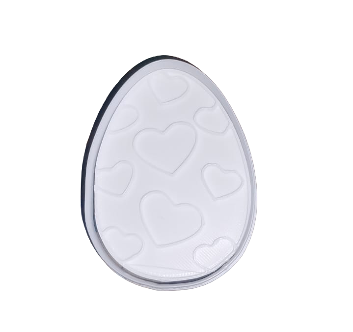 Heart Filled Easter Egg Cookie Cutter