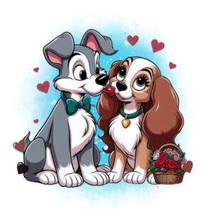 Lady and the Tramp Cookie Cutters