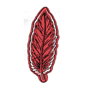 beautiful feather cookie cutter for baking and fondant