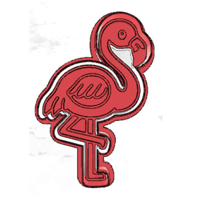 Sweet Flamingo Cookie Cutter