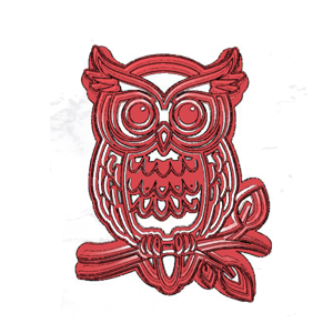 Majestic Owl Cookie Cutter