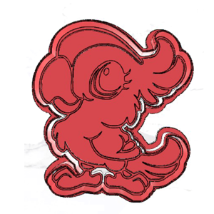 Cute Parrot Cookie Cutter