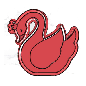 Classic Swan Cookie Cutter